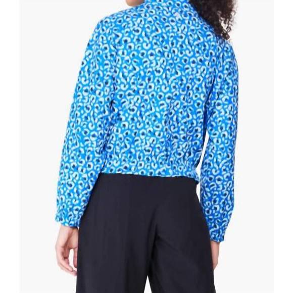 NEW NIC + ZOE active tech stretch jacket in blue multi - Picture 3 of 4